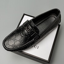 New summer Bean shoes mens leather mens shoes small size 35 36 37 mens casual shoes large size 464748 code tide