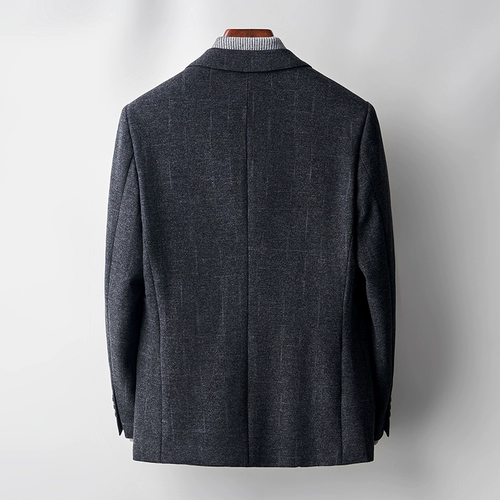 Демисезонный модный элитный пиджак классического кроя для отдыха, облегающий крой