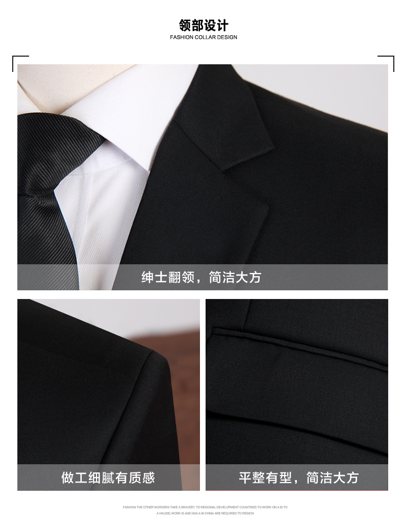 Bộ đồ vest nam ba mảnh phiên bản Hàn Quốc của bộ đồ tự trồng nhỏ phù hợp với công việc kinh doanh chuyên nghiệp quần baggy nam