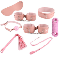 Sex Toy Set Alternative Leather Bundled Toys Hand and Foot Hook Sleeve Whip Adult Sex Toys