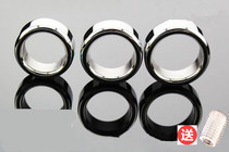 Male stainless steel metal lock fine ring weight bearing ring JJ ring bondage ring Scrotum ring Masturbation SM abuse yang does not clip meat