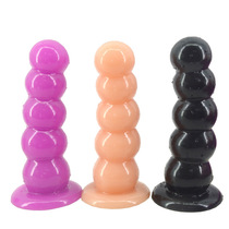 Super large silicone beads phallus anal plug G point posterior court anal expansion equipment alternative adult products couple sex toys