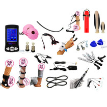Electric Shock Pulse Physiotherapy Instrumental Male woman with orgasm masturbation horse eye jumping egg anal female plug SM Alternative Teaching Toy