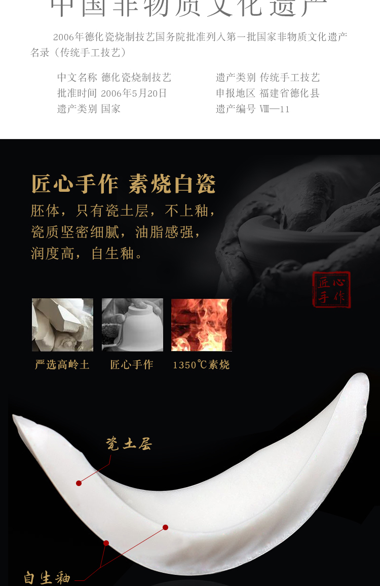 The Product porcelain sink/single wushan white porcelain tea cups literati landscape lohan CPU master cup ceramic tea, tea sets