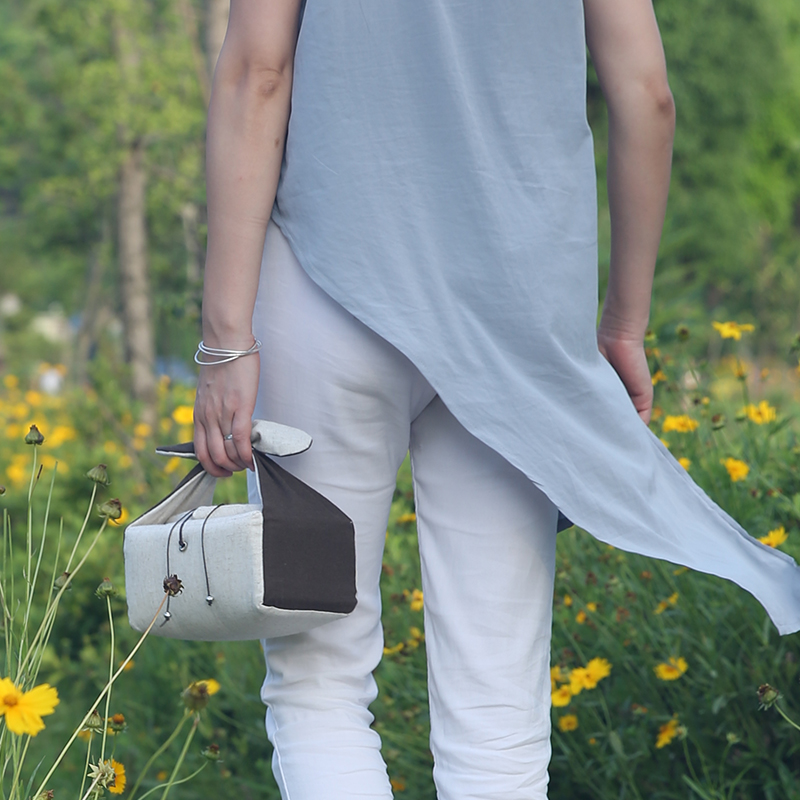 The Product porcelain sink tea zero series tea cloth with portable crop protection, pocket is suing storage bag bag