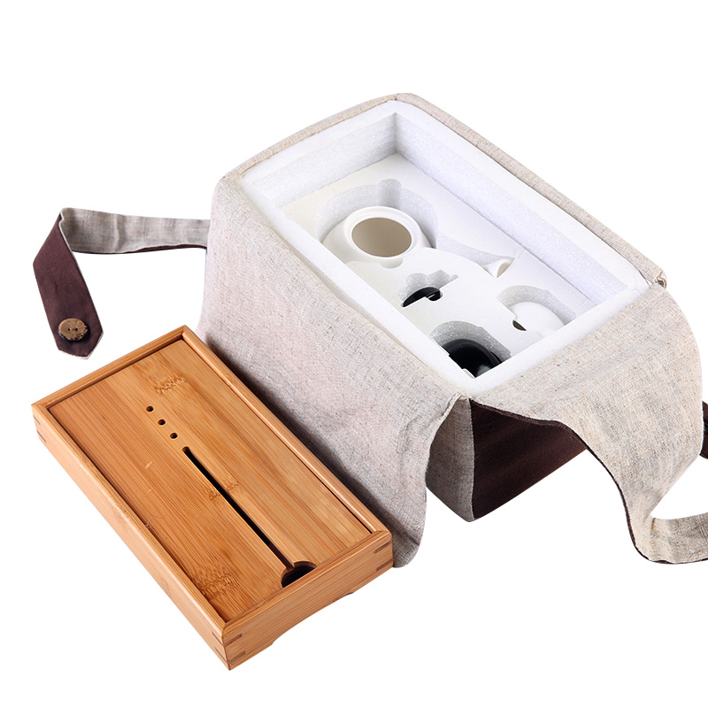 Found a pot of two cups of portable product porcelain sink tea group travel kung fu tea set of a complete set of ceramic tea set