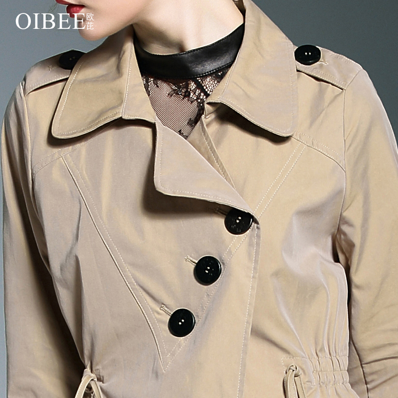 Trench pour femme OIBEE en Coton en Coton - Ref 3227126 Image 5