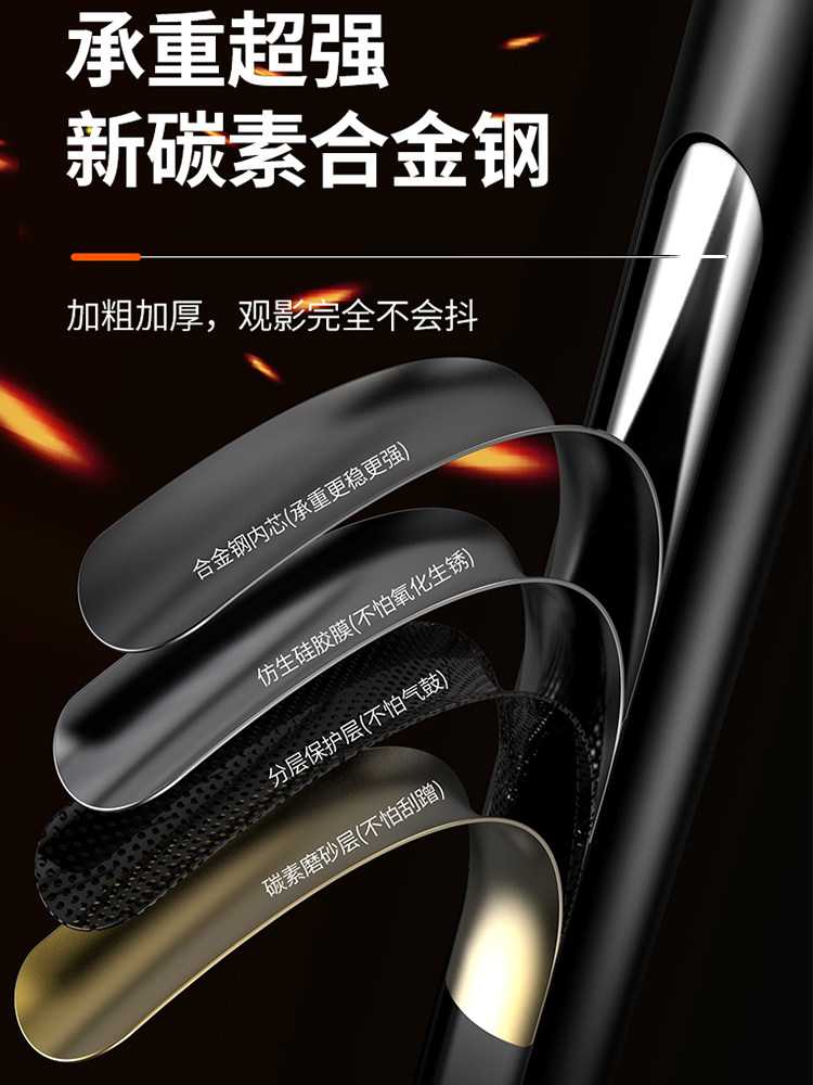 Projector Stand for Bedside or Desktop Installation, No Drilling Required, Clip-On, Space-Saving, Height-Adjustable, Projector Placement Tray, Storage Rack, Universal for Various Models