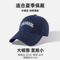 Регулируемый (одинаковый стиль для мужчин и женщин) Летний стиль - темно-синий.