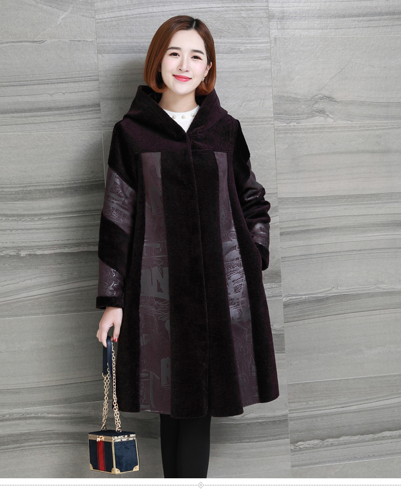 Manteau de fourrure femme QIAN - Ref 3175251 Image 16