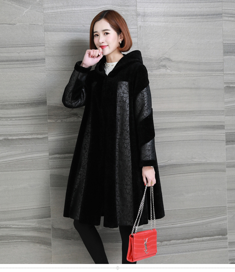 Manteau de fourrure femme QIAN - Ref 3175251 Image 21