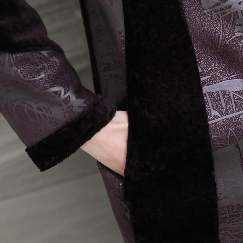 Manteau de fourrure femme QIAN - Ref 3175251 Image 4