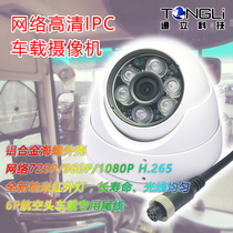 HD network camera car IPC Network 1080p metal conch hemisphere aviation head