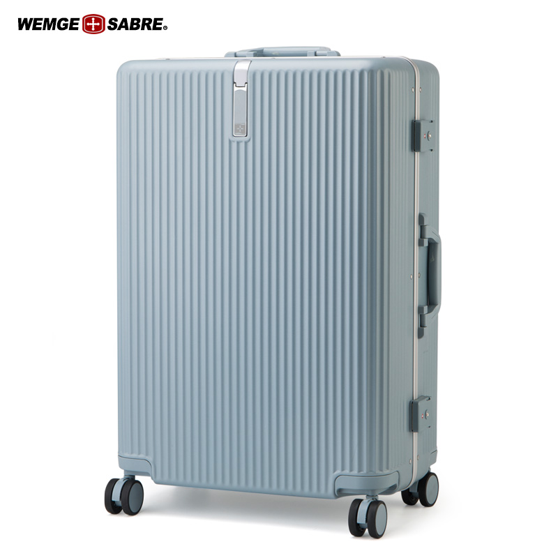 Swiss Army Knife aluminum frame luggage female 18 inch small box trolley suitcase male 22 student password suitcase