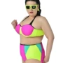 2019 New Europe và America Bikini Plus Phân bón Plus Fat Po Mẫu bikini BIKINI Bà chia áo tắm - Bộ đồ bơi hai mảnh đồ bơi 2 mảnh đẹp