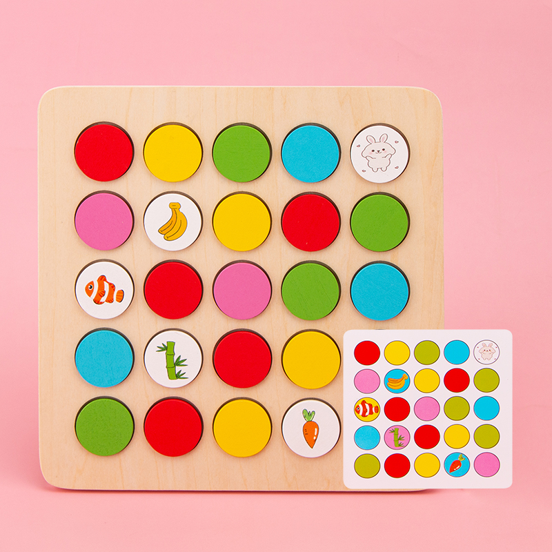 Baby Color Recognition Classification Board Children's Digital Patching Cognitive Training Toys 1 - 2 years old