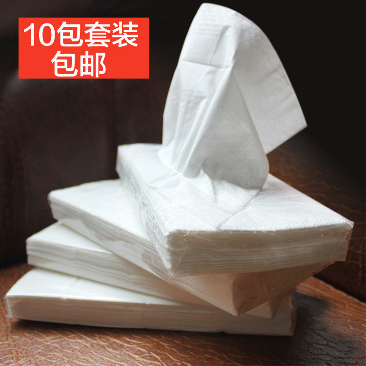 Car-specific paper towels Car paper towels refill 10 packages Car drawer paper towels on the car napkins
