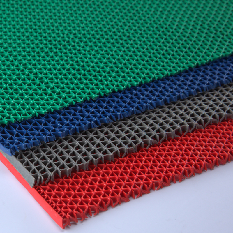 PVC mat mat tắm rỗng phòng tắm mat thoát bếp phòng ăn nhựa bơi không thấm pad không thấm nước - Thảm sàn thảm xốp 1mx1m