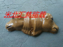 (Plastic cow head) funeral supplies White Paper cow funeral supplies paste paper paper paper Live paper