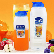 Lotbutton plastic cold water bottle cold water cup large capacity refrigerator beverage juice pot plastic bottle HAP728 730 730
