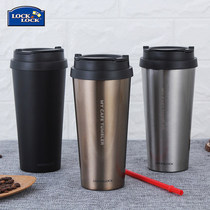 Music clasp 304 stainless steel thermos cup men and women car with lid coffee cup straw water Cup LHC4151