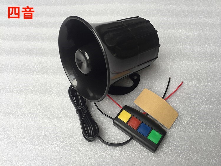 Slogan mới 6 âm thanh còi xe máy đa âm treble siêu vòng phụ kiện 4 âm thanh 12 v chống nước phổ quát - Sừng xe máy 	loa nghe nhạc xe máy	