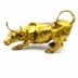 Ưu đãi đặc biệt mở nhẹ may mắn Wangshi thuần đồng gia súc Phố Wall gia súc nằm bò nhỏ đồng vàng trang trí gia súc cổ phiếu tài chính phong thủy