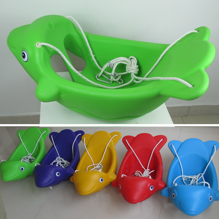 Household Swing Children Swing Fish Outdoor Swing Extended Rope Safe and Affordable No Odor