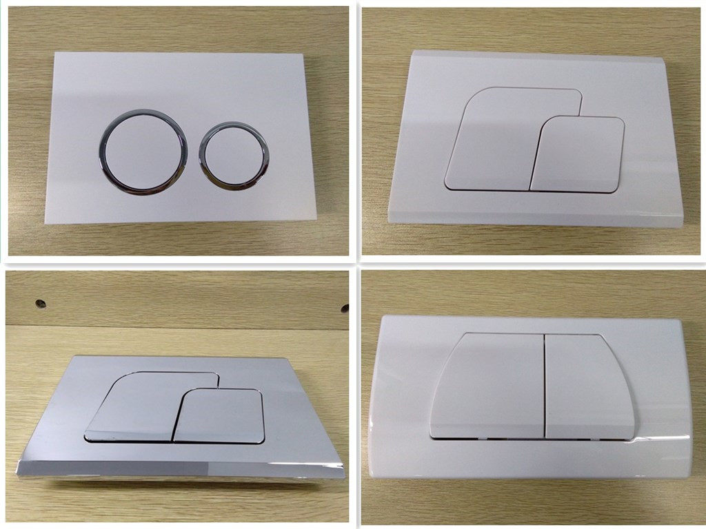 Concealed water tank flushing water by Newpress plate accessories hanging wall toilet concealed water tank panel Arrow cards Farnsa