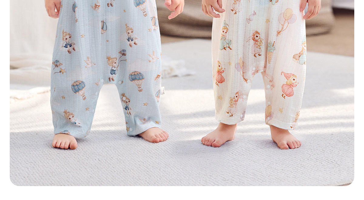 Jq Jingqi {Cloud Soft Cotton} Baby Clothes Pure Cotton Class a Unisex Baby 2026 Autumn Homewear One-Piece Pajamas — 7