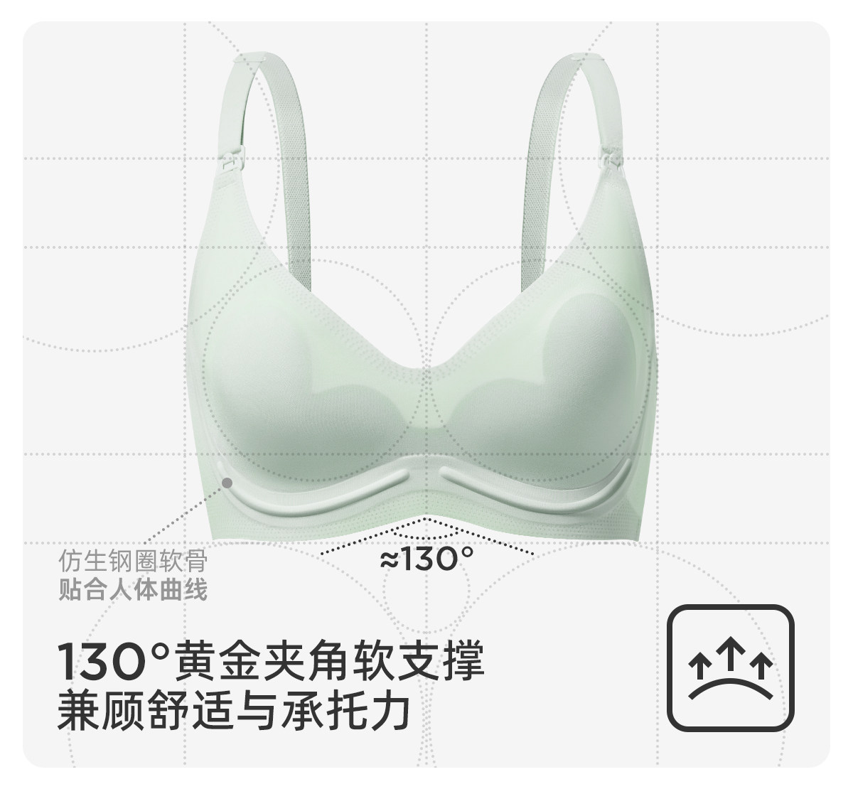 【爱心杯】JQ婧麒夏季超薄哺乳内衣聚拢防下垂怀孕产后孕妇文胸 — 17