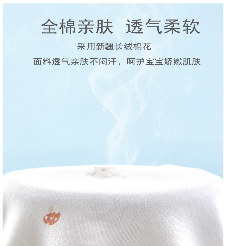 JQ婧麒半背衣新生婴儿春秋季衣服52码产房和尚服初生宝宝上衣a类 — 4