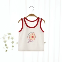 Красный, в цветочек