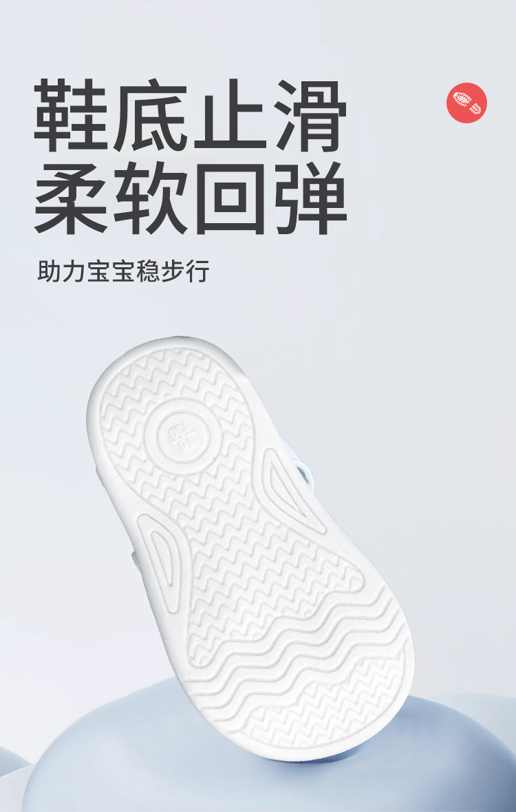 JQ婧麒宝宝凉鞋夏季新款男女童防滑软底婴儿鞋镂空网面透气机能鞋 — 15