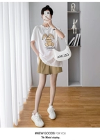 ❤️Хит продаж [Белый изогнутый кролик + шорты цвета хаки] Jwc60812A