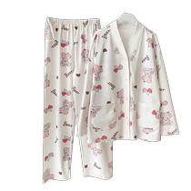 Jingqi vêtements de confinement été mince post-partum pur coton pyjama dallaitement de maternité avec coussinets dallaitement vêtements dallaitement maternel à la maison