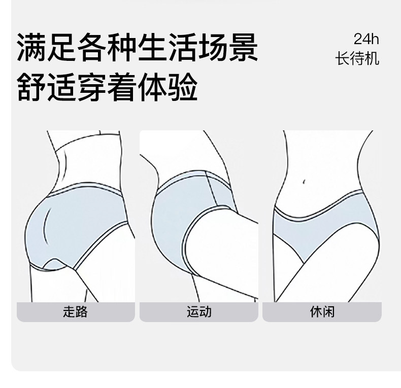 JQ婧麒孕妇内裤纯棉加长底裆孕期孕晚期透气高腰托腹抑菌大码专用 — 14
