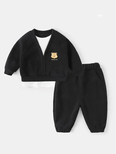 Осенний комплект для мальчиков, детская толстовка, детские осенние демисезонные штаны, детская одежда