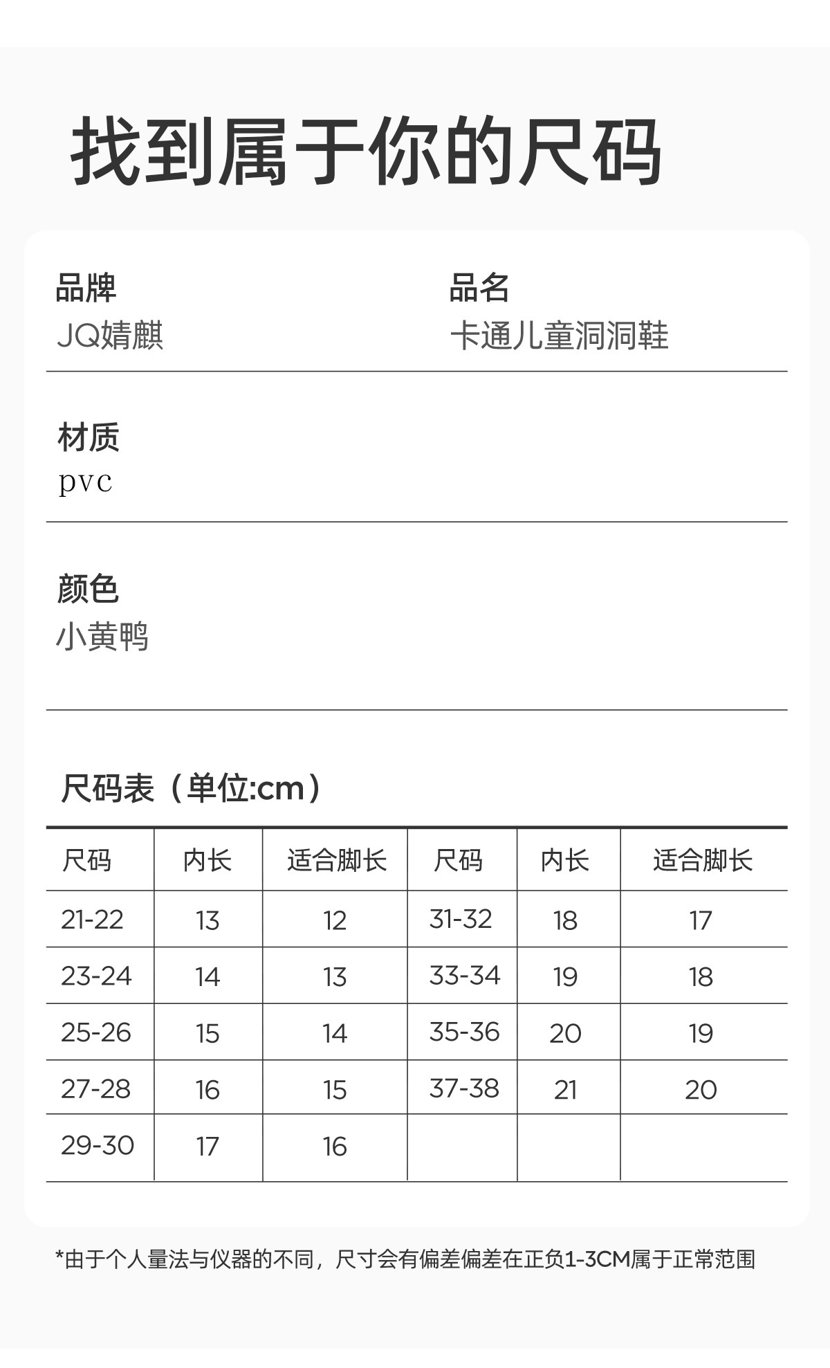 JQ婧麒儿童拖鞋男童夏外穿防滑室内包头软底洗澡小女孩透气洞洞鞋 — 15