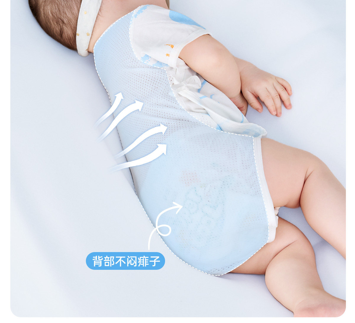 JQ婧麒包屁衣婴儿夏季薄款连体衣新生儿衣服宝宝三角爬服透气夏装 — 6