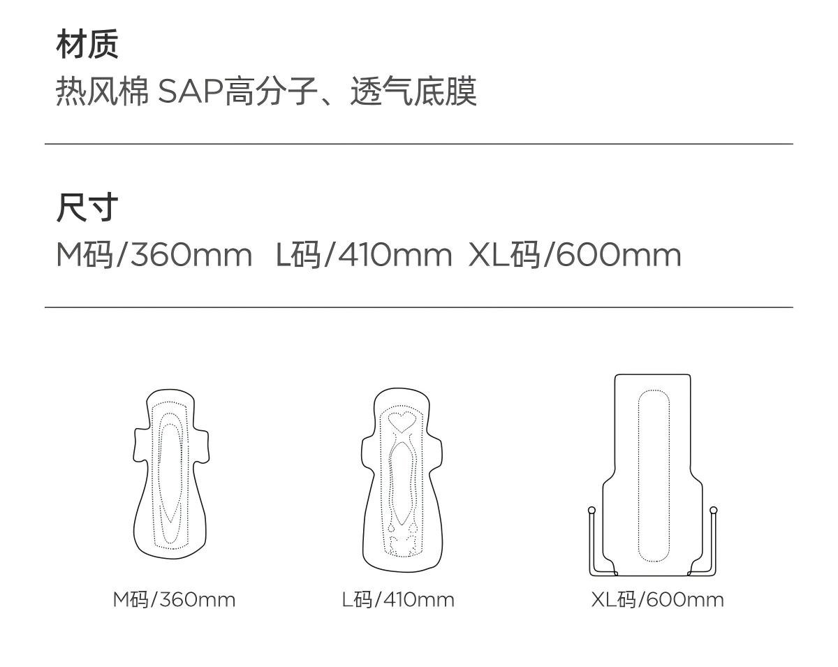 JQ婧麒计量型产妇卫生巾孕妇产褥排恶露产后加长专用大号月子用品 — 32