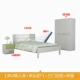 Đôi hổ giường nội thất tối giản chàng trai tuổi teen hiện đại và trẻ em gái 1,2m 1,5m giường đơn nội thất phòng ngủ 13R2 - Giường mẫu giường gỗ