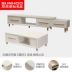 Bàn ghế đôi hổ Bàn trà đơn giản hiện đại Bắc Âu Nội thất phòng khách nhỏ Hộ gia đình Bàn cà phê Tủ kết hợp tủ 806 - Bàn trà