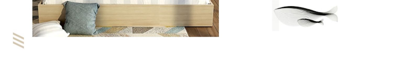 Nordic gỗ nội thất hổ đôi giường 1,8 m giường phòng ngủ thứ hai nội thất ngân sách thấp đôi giường 1,5m 17S1 - Giường giường gỗ giá rẻ