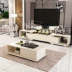 Nội thất đôi Tiger Nội thất toàn bộ nhà Hai phòng Một phòng khách Sofa Bàn cà phê Bàn kết hợp tủ giường - Bộ đồ nội thất giường hộp Bộ đồ nội thất