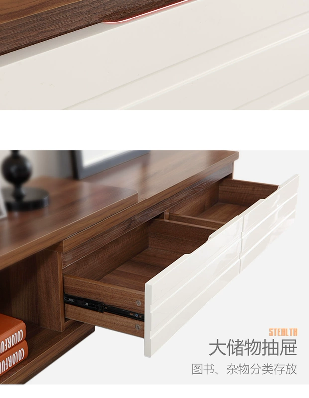 Shuanghu đồ nội thất phòng khách bộ hoàn chỉnh của đồ nội thất đơn giản hiện đại kính thiên văn căn hộ nhỏ bàn cà phê TV kết hợp tủ 15K2X bàn ghế phòng khách