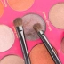 FZ Fangze Eyeshadow Brush Người mới bắt đầu Makeup Brush Tool Small Pony Hair Double Portable Portable Smudge Brush - Các công cụ làm đẹp khác