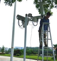 Roadside installation fixed high-definition anemometer speeding automatic photo-taking road traffic speeding catch radar