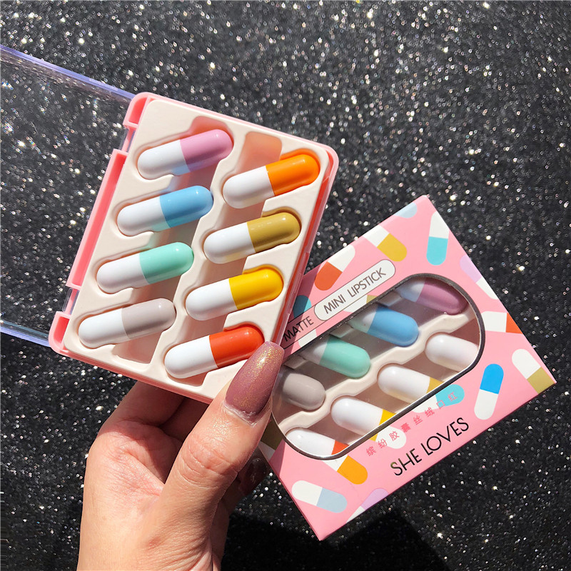mini capsule lipstick set