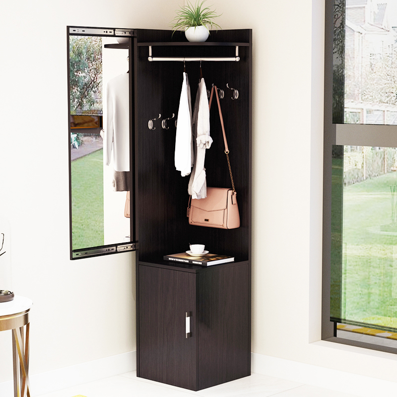Simple And Modern Corner Coat Rack Floor Bedroom Living Room